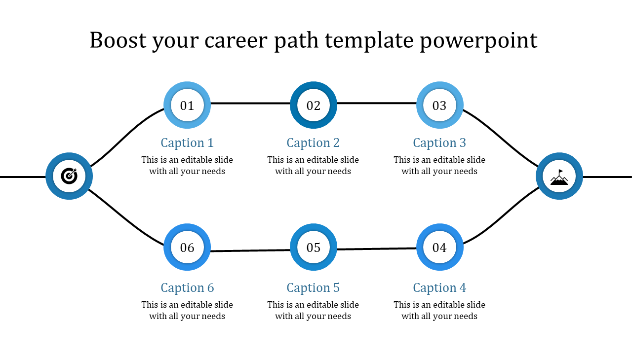 Download the Best Career Path in Template PowerPoint